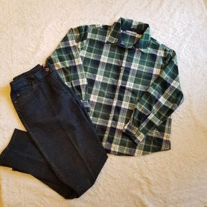 Lee rider flannel button up